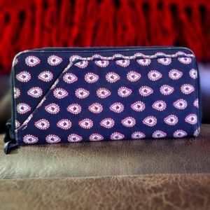 Large Vera Bradley travel wallet